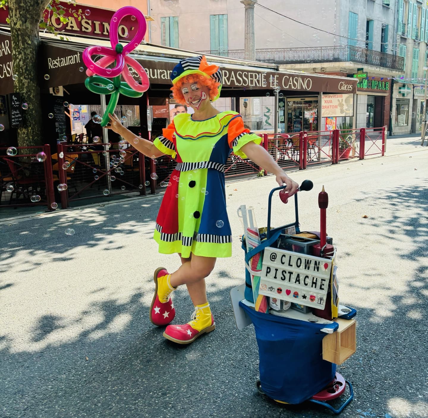 Clown Pistache — Animation à Banon, photo 5