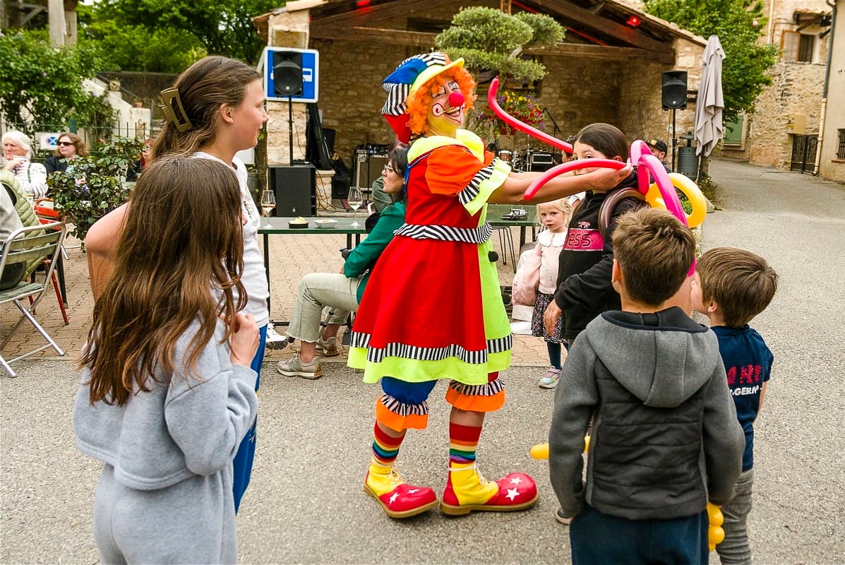 Clown Pistache — Animation à Banon, photo 8